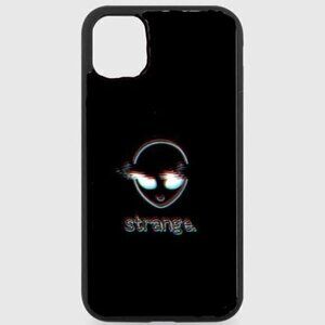 Black Strange Trippy Phone Case